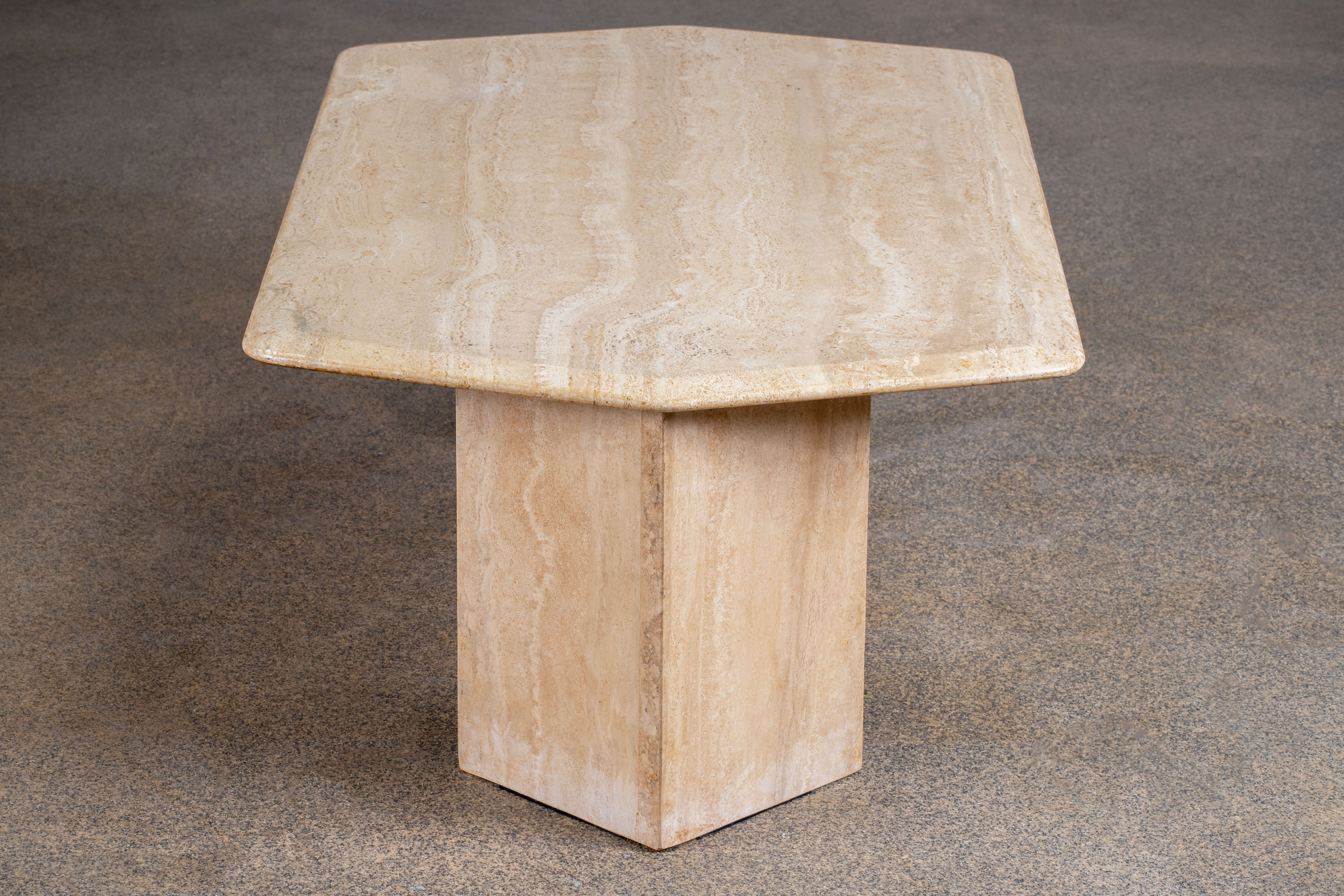 Coffee table Vintage Design Travertine – 134 cm
