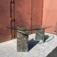 Roche Bobois marble and glass designer dining table circa 1970