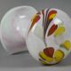 Vintage 1990s willingen handmade / mouth-blown art glass vase.