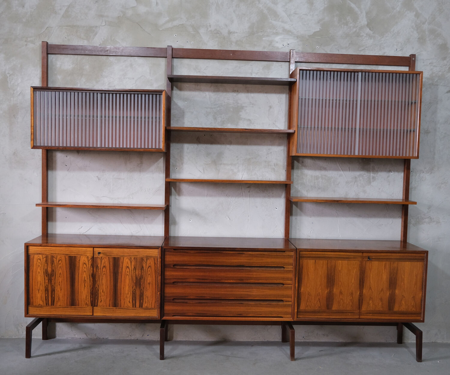 Rosewood wall unit Norway 1960’s