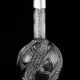Baccarat - cut crystal ewer carafe mounted in solid silver