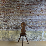Tripod brutalist chair
