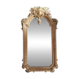 Gilded mirror signed Vincenzo Fancelli