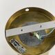 Pair of Guzzini brass spherical wall lights, 1970