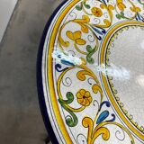 Outdoor table signed Grandi Maioliche Ficola hand-painted Italy