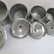 Aluminium metal spice pots 1940 series copper labels of 5