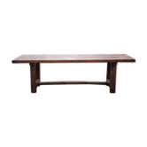 Large wood farmhouse table, wood table, kitchen table, oak table, chalet, farmhouse, countryside