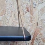 Scandinavian brass and teak shelf