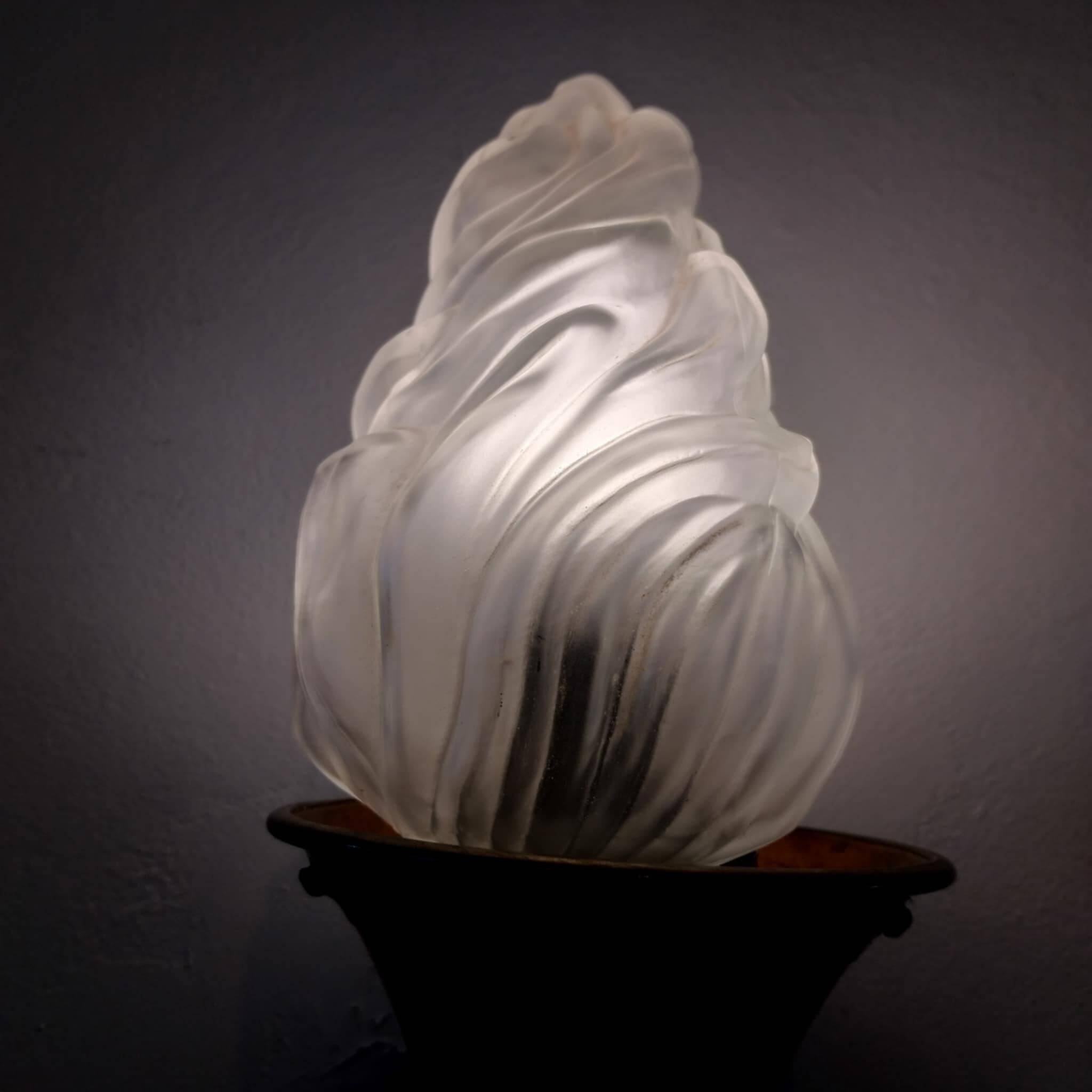 Pair of Flambeaux wall lights from the 50s/60s