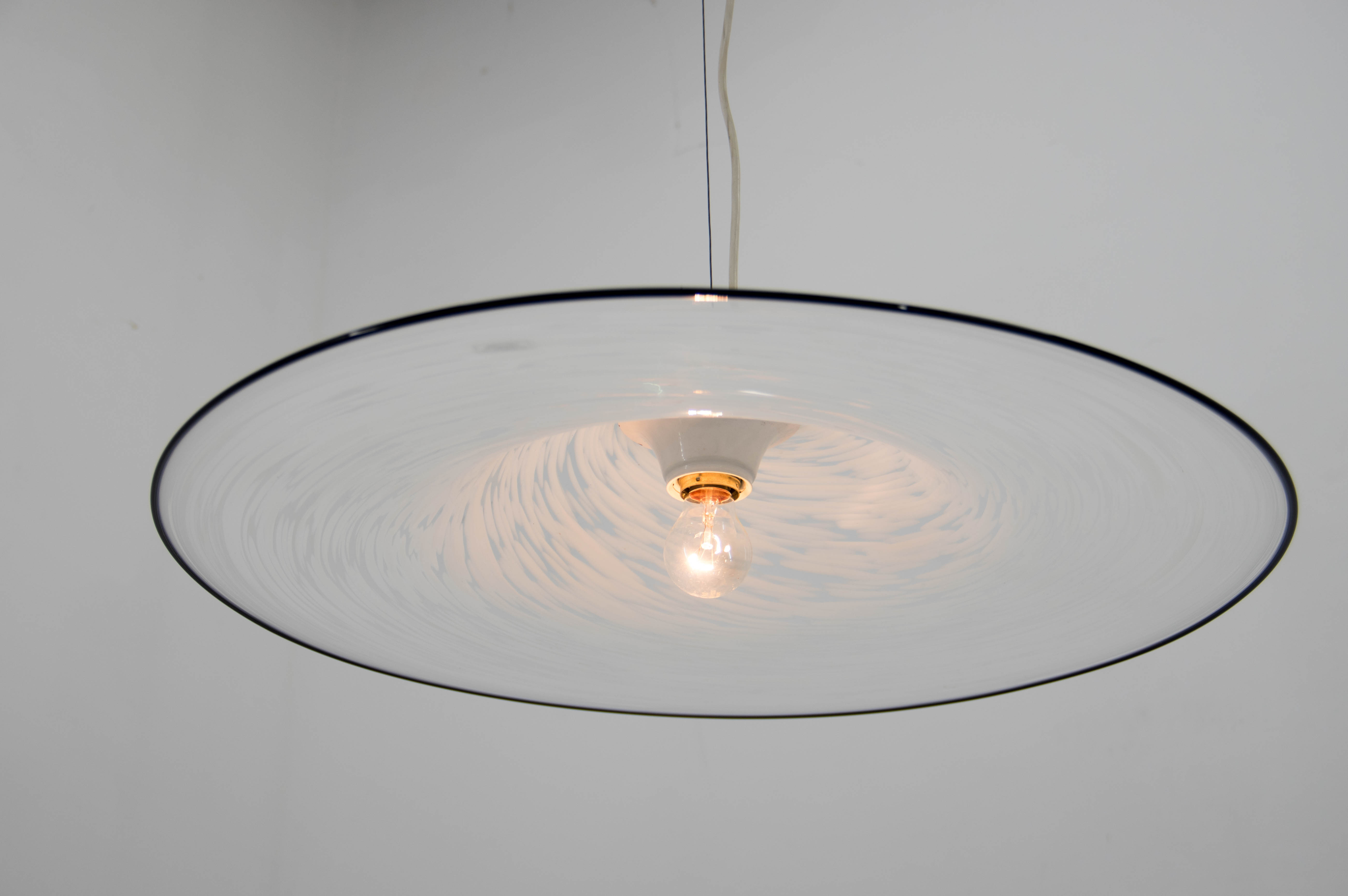 Murano Glass Pendant, Italy, 1980s