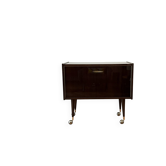 1960s bar cabinet on wheels