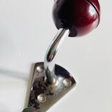Chrome and bakelite coat hooks from the 70s