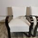 Art Deco Lounge Chairs, Set of 2