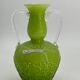 Vintage Opalina Fiorantina glass vase