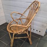 Rattan armchair