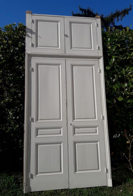 Boiserie haussmannienne placard 4 portes 3,12x1,43m XIX°