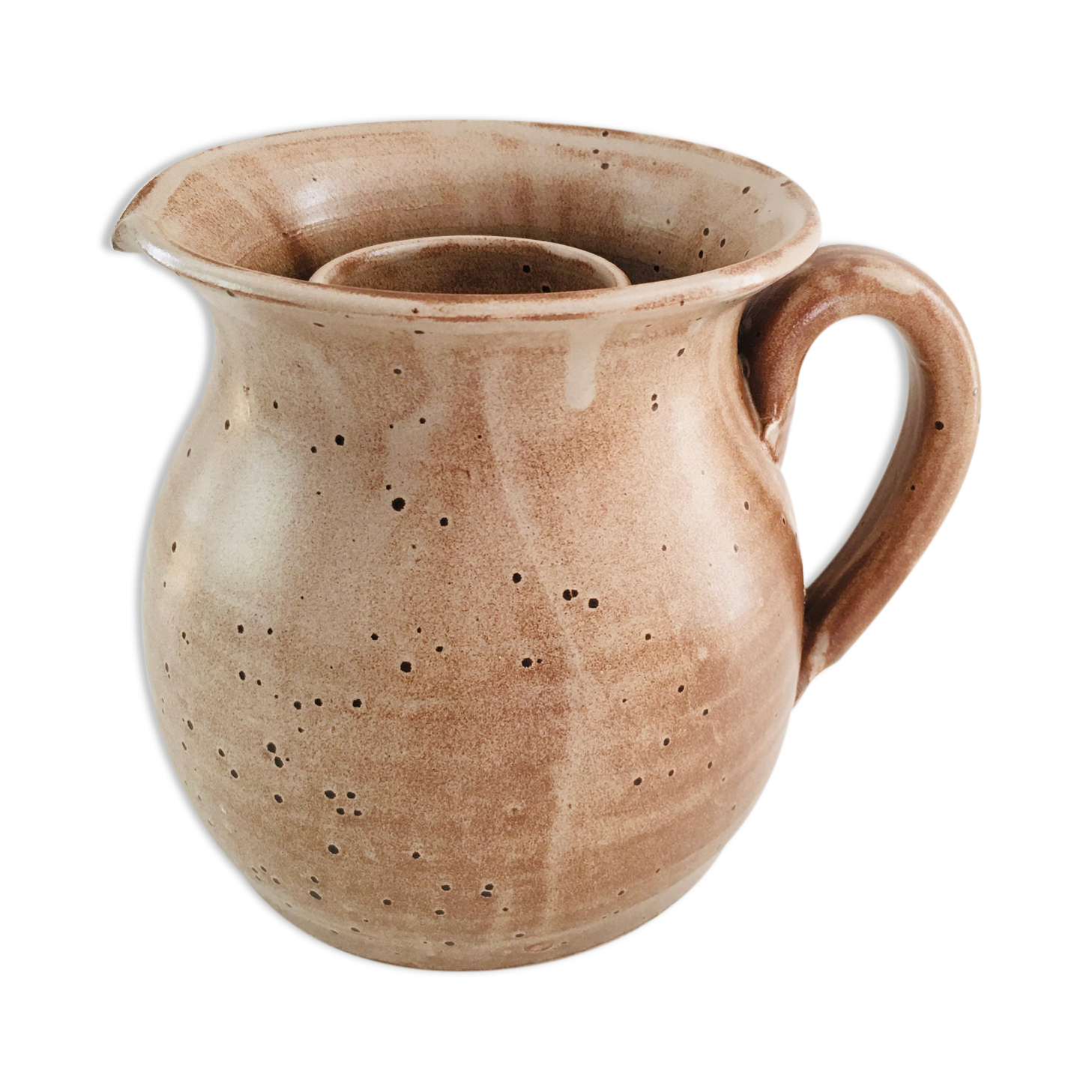 Vintage stoneware pitcher