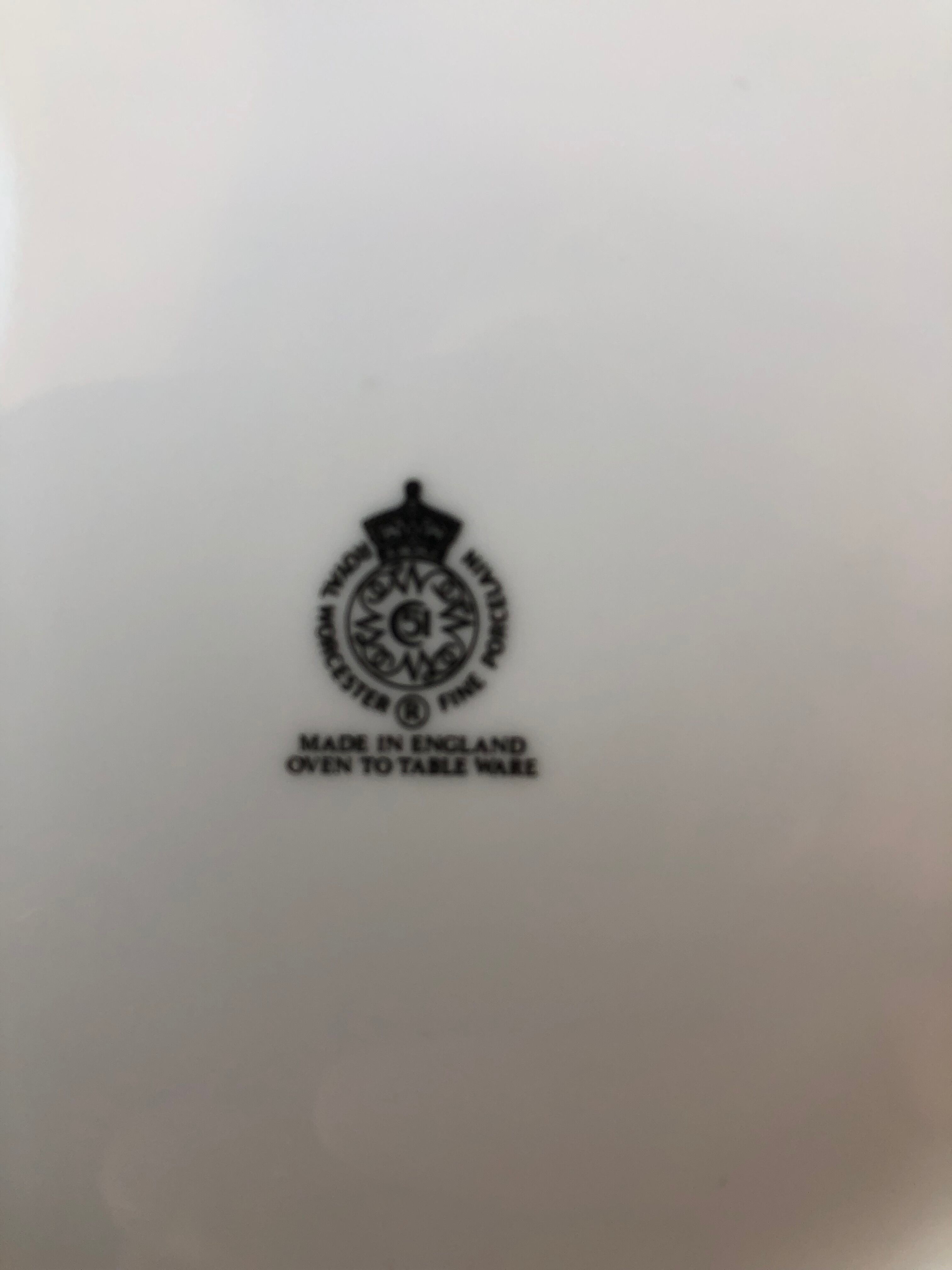Royal english hollow plates
