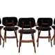 Louis van Teeffelen scissors dinner chairs , wébé, Dutch design