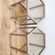 Table basse en verre et chromé