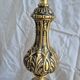 Rococo / Louis XVI brass tripod floor lamp, gilded