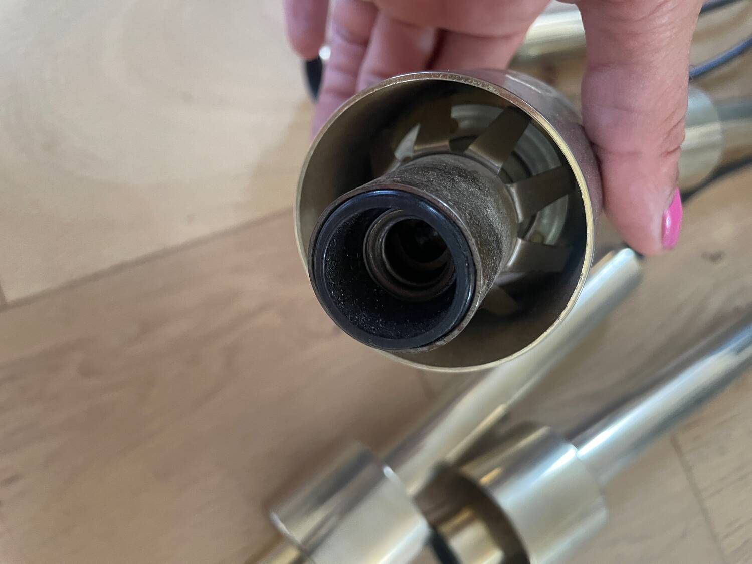 Suspensions chromées années 70 Vintage