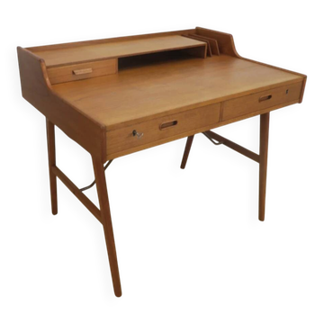 Model 56 desk in teak by Arne Wahl Iversen for Vinde Møbelfabrik, Denmark 1960
