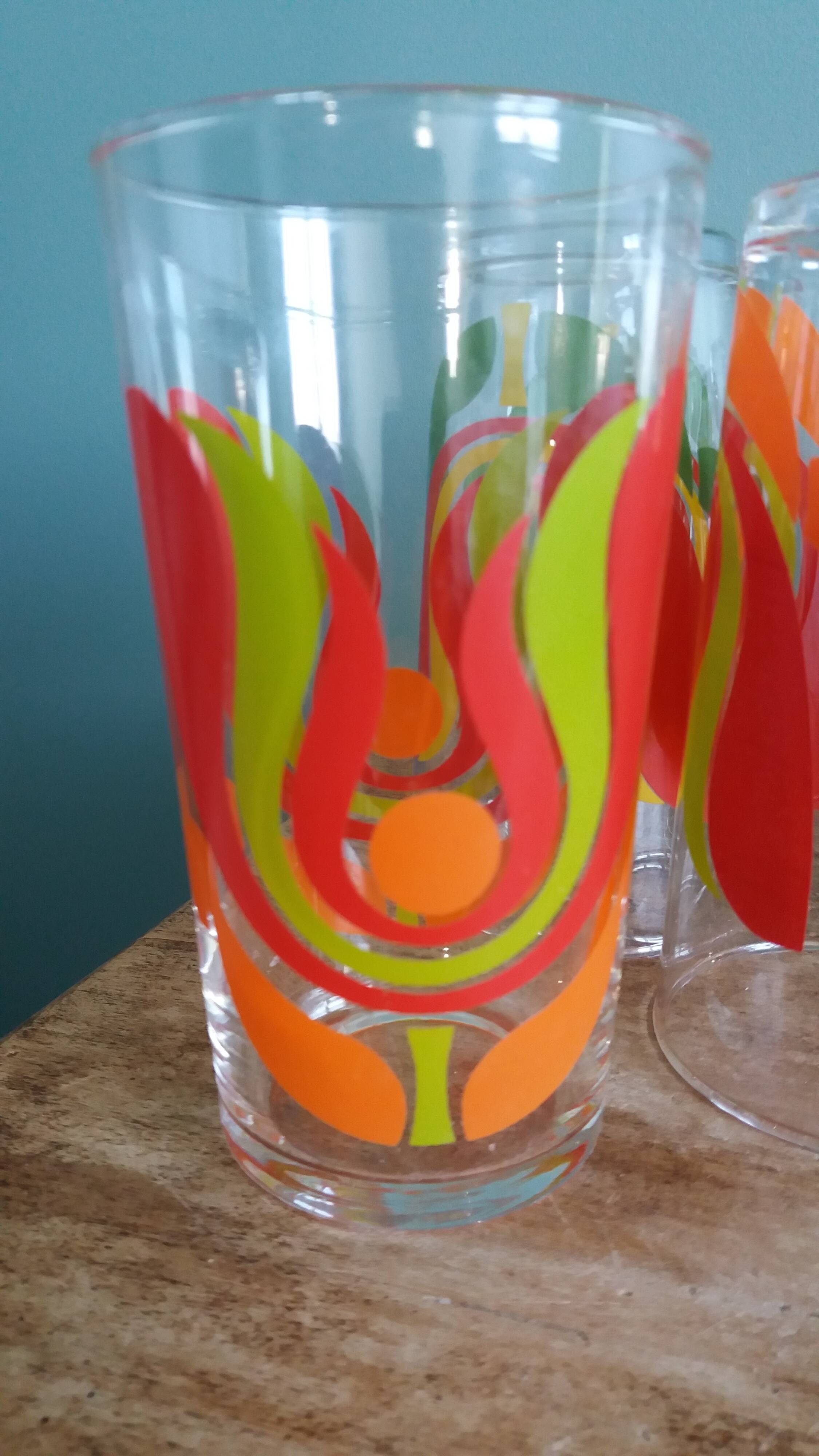 Verres vintage années 70