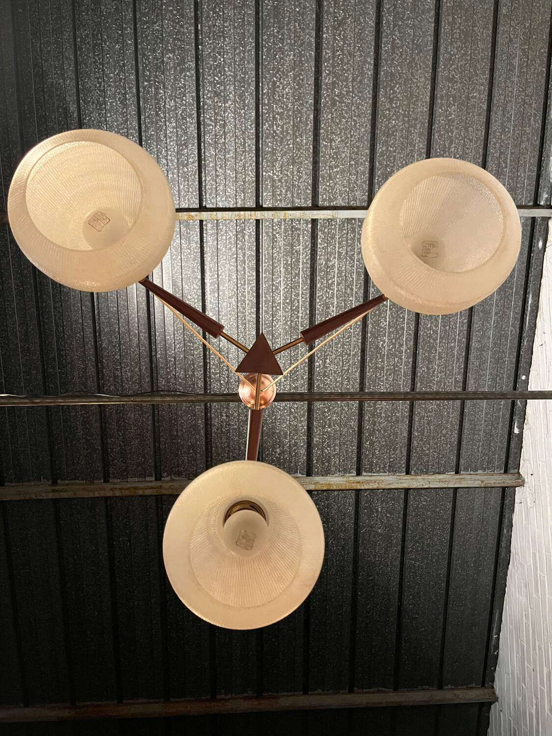 Vintage Scandinavian suspension from around 1960.