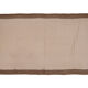 Turkish flat-weave hemp rug off-white with stripes 160 x 332 cm