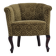 1950s, Danish lounge chair, reupholstered, green furniture fabric.