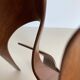 Mrs. Charles Eames_ The shadow does not bend, walnut plywood sculpture