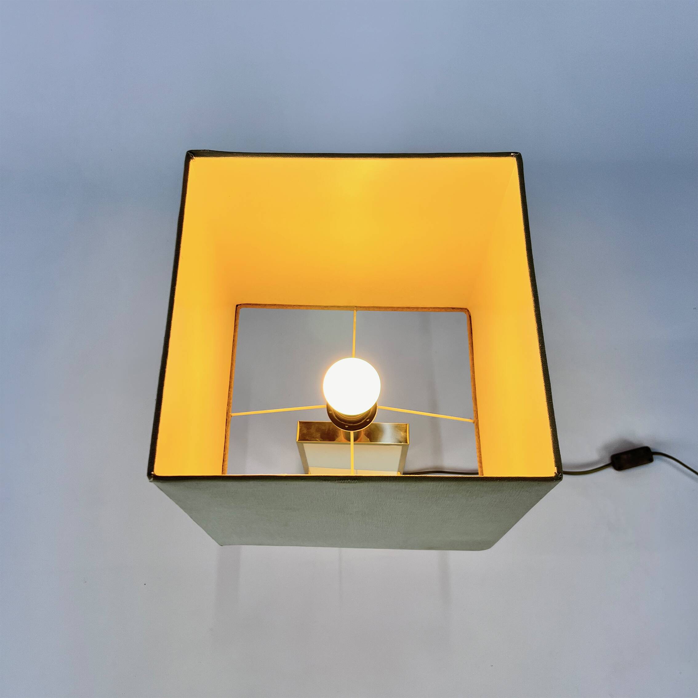 Hollywood Regency Brass Table Lamp, 1970s