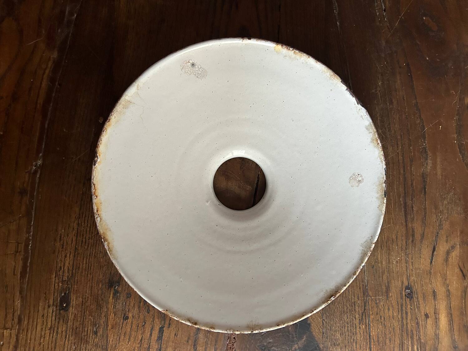 Gamelle en acier émaillé vert