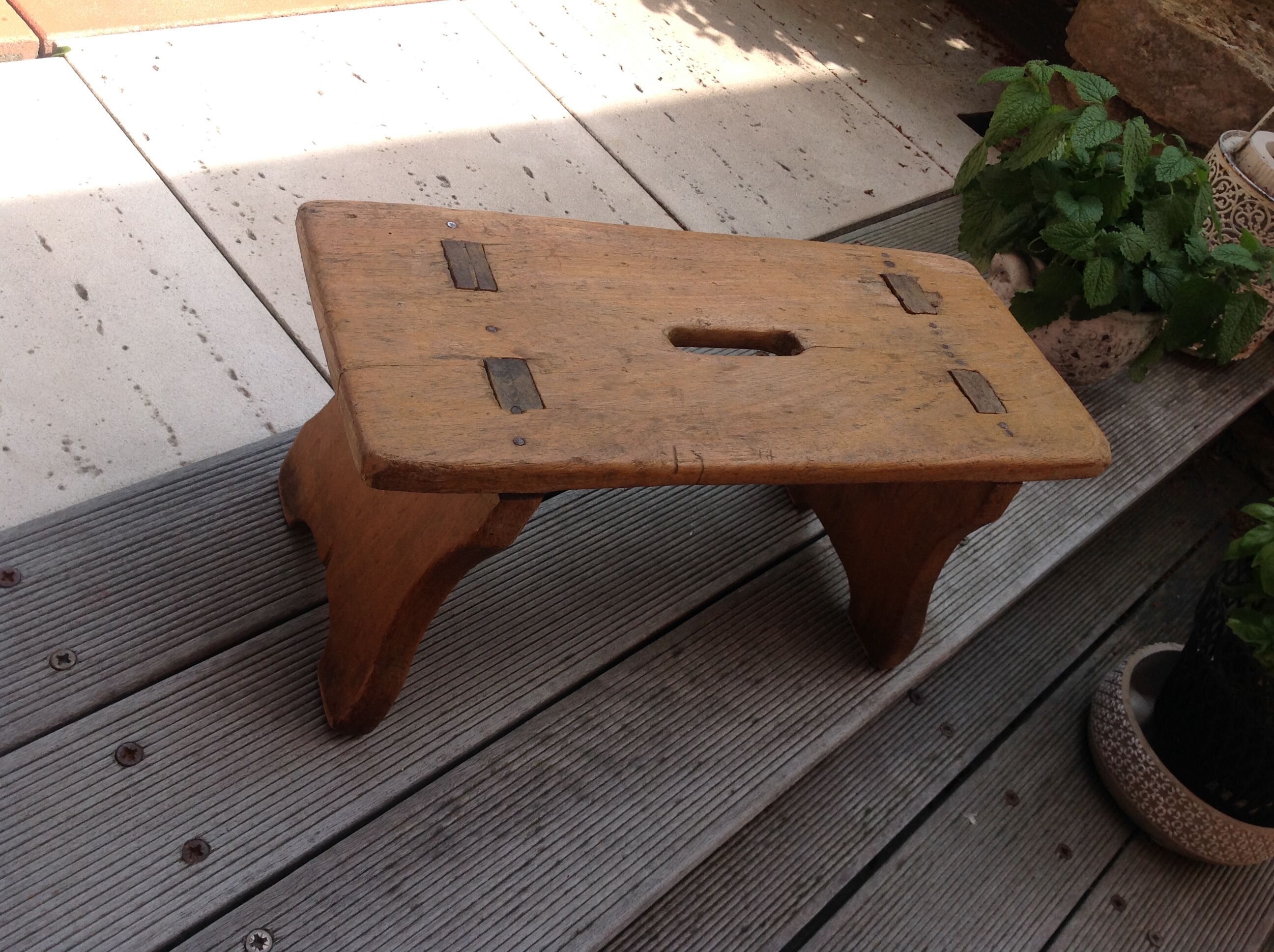 Old stool walk industrial style/vintage years 50-60