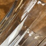 Signed Sèvres crystal vase, work from the 1970s