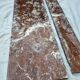 19th century red marble fireplace