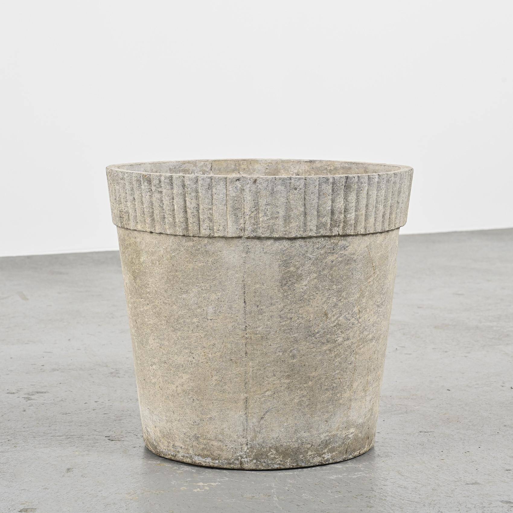 Pair of cement planters, circa 1960