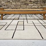 Vintage chaise longue daybed 1960"