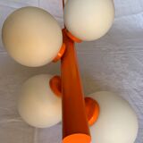 Chandelier year 70 orange