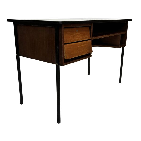Bureau Mid-Century design Marko Galvanitas Pays-Bas bureau d'enseignant 1960