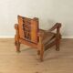 Brutalist Vintage Safari Armchair