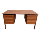 Scandinavian solid teak desk