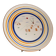 Vintage hand-painted ceramic wall plate - Italy 1980s - studio pottery, Mid Century Deco - collectible plate in country house style, fruit bowl