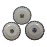 3 Gien dinner plates, Montmorency pattern 220606