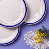 4 assiettes à dessert HBCM