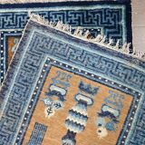 Tapis chinois ancien fait à la main