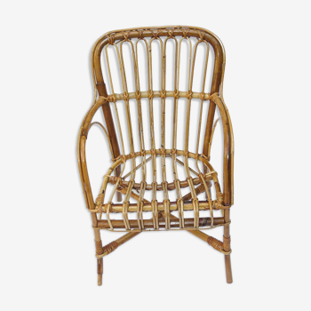Stunning Vintage Scandinavian-style vintage rattan chair