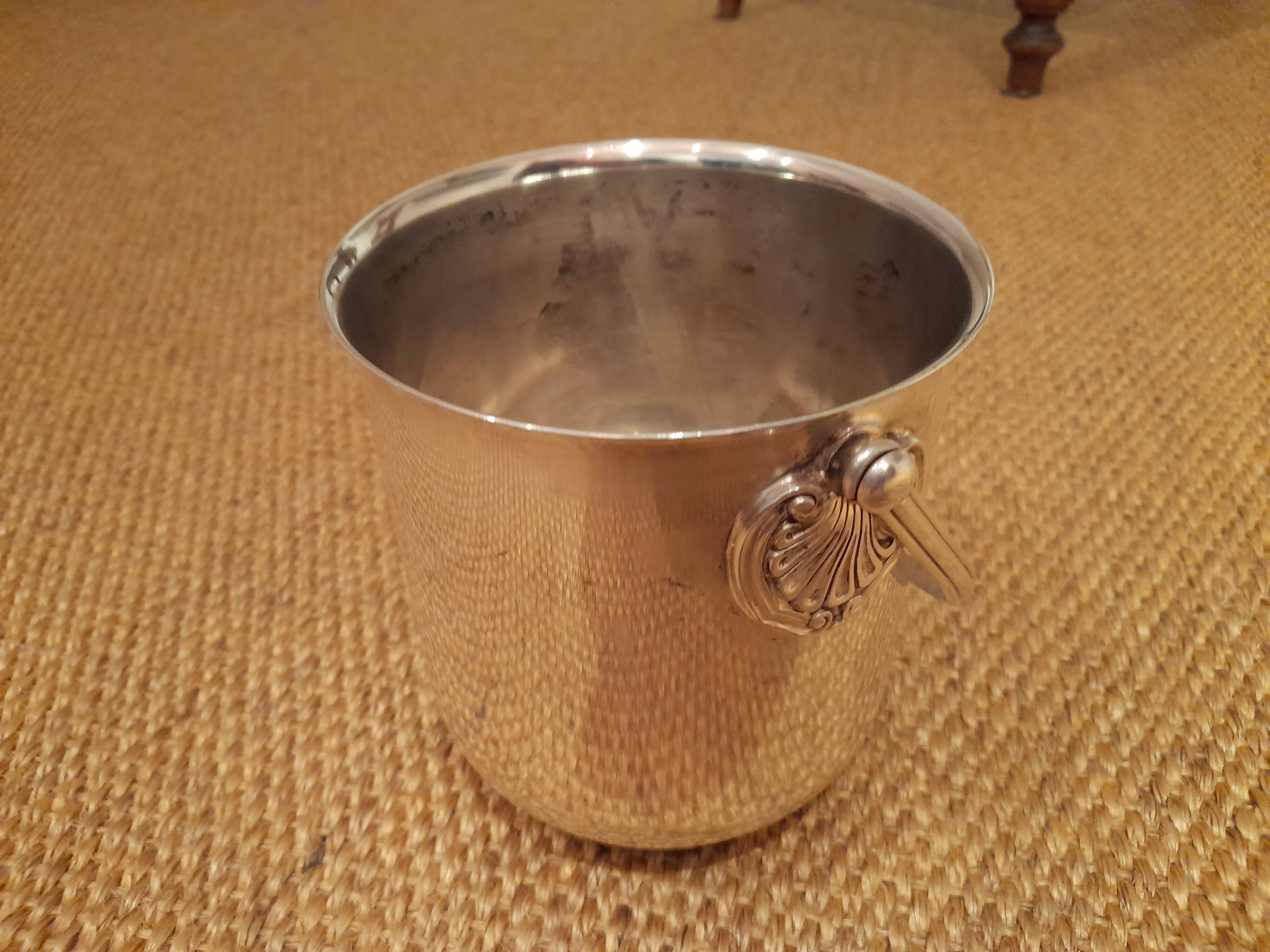 Christofle ice bucket shell model