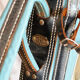 Burton golf bag and vintage clubs